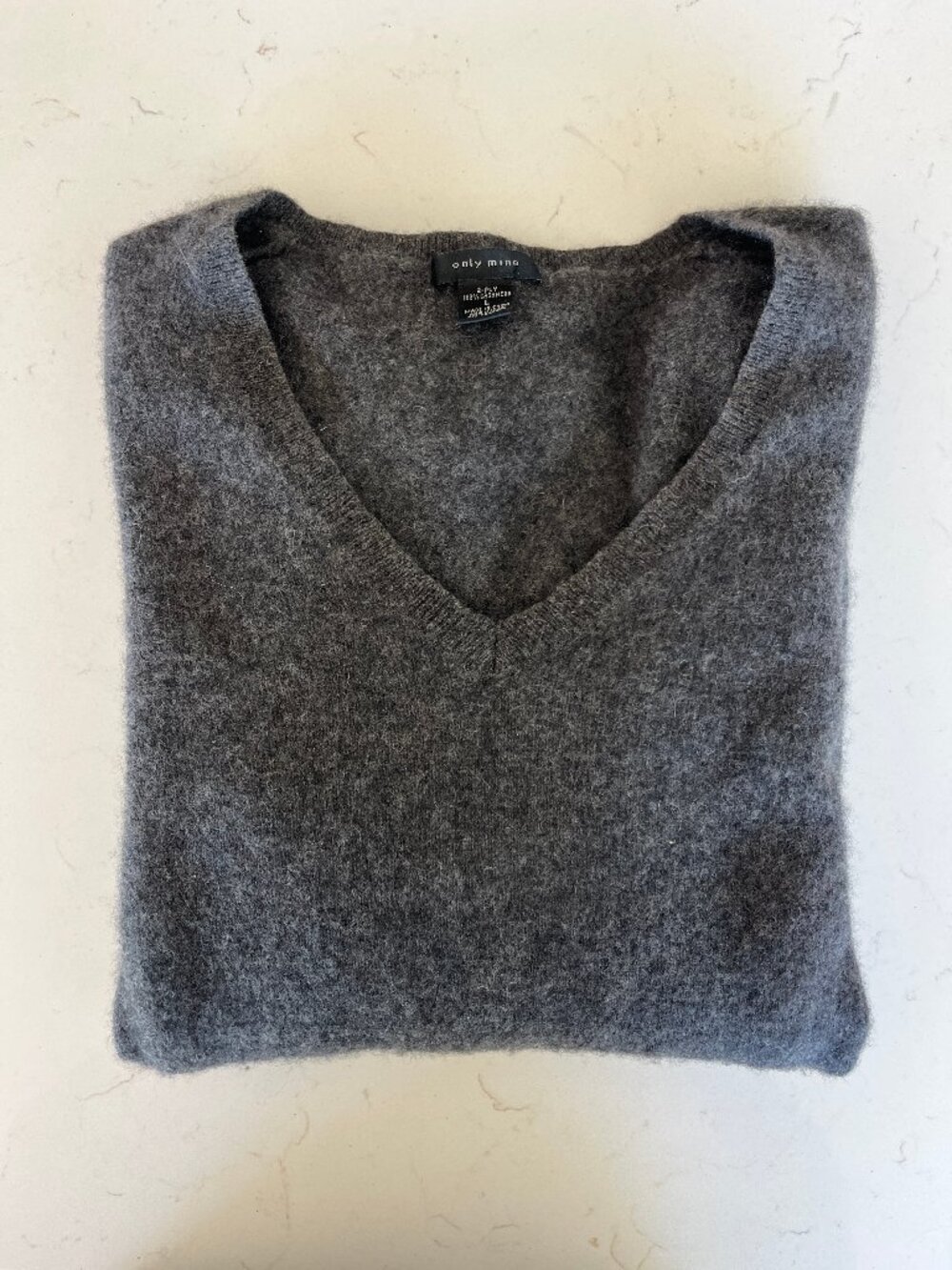 Only Mine Cashmere Sweater Grey L